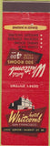 Matchbook Cover - Hotel Whitcomb San Francisco CA