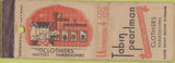 Matchbook Cover - Tabin Pearlman Clothes NO TOWN WORN CREASES