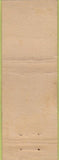 Matchbook Cover - WE Sutton Supervisor NO TOWN