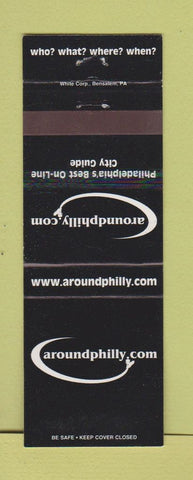 Matchbook Cover - AroundPhilly.com Philadelphia WEAR