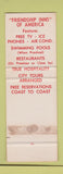 Matchbook Cover - Astro Motel Santa Rosa CA SAMPLE WEAR