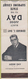 Matchbook Cover - Judge Day State Supreme Court CO?