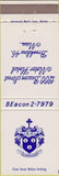 Matchbook Cover - 1200 Beacon Street Motor Hotel Brookline MA