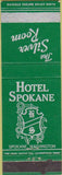 Matchbook Cover - Hotel Spokane WA
