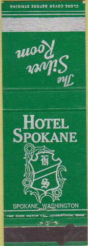 Matchbook Cover - Hotel Spokane WA