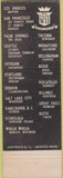 Matchbook Cover - Roosevelt Western Hotel Seattle WA
