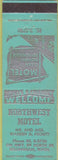 Matchbook Cover - Northwest Motel Bellingham WA