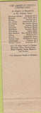 Matchbook Cover - The Shenandoah Hotel Martinsburg WV