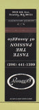 Matchbook Cover - Assaggio Ristorante Italian Seattle WA