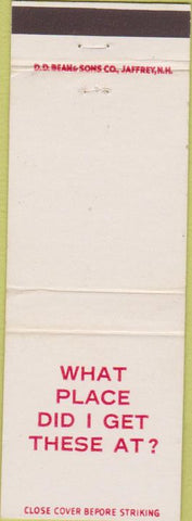 Matchbook Cover - Hector's Country Kitchen Rye NH