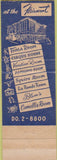 Matchbook Cover - Fairmont Hotel San Francisco CA