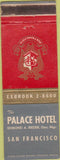 Matchbook Cover - Palace Hotel San Francisco CA