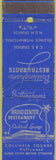 Matchbook Cover - Radio Center Restaurant Hollywood CA