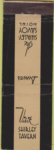 Matchbook Cover - Sirley Savoy Hotel Denver CO WEAR