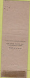 Matchbook Cover - Sirley Savoy Hotel Denver CO WEAR