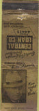 Matchbook Cover - Central Loan Co Youngstown OH CREASES