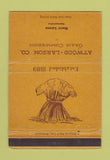 Matchbook Cover - Atwood Larson Grain Commission  Duluth MN Spokane 40 Strike