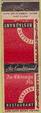 Matchbook Cover - Pellegrini's Restaurant Chicago IL Italian