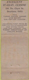 Matchbook Cover - Pellegrini's Restaurant Chicago IL Italian
