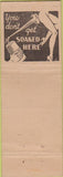 Matchbook Cover - Eddie's Tavern Palatine IL girlie