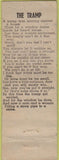 Matchbook Cover - Wally's Tavern Green Bay WI local manumark WEAR