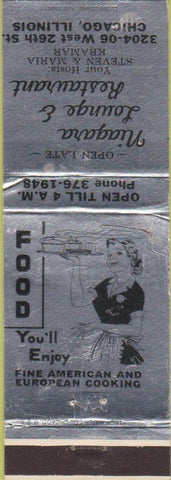 Matchbook Cover - Niagara Lounge Chicago IL girlie