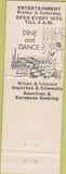 Matchbook Cover - Niagara Lounge Chicago IL girlie