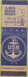 Matchbook Cover - United States Navy WORN