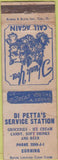 Matchbook Cover - Di Petta's Service oil gas Corning WORN