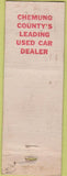 Matchbook Cover - Arcieri Motor Sales Elmira NY pinup POOR