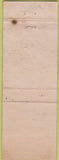 Matchbook Cover - Snack Market Mecklenburg NY WORN