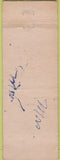 Matchbook Cover - The Elms Grill Tioga PA