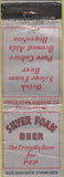 Matchbook Cover - Silver Foam Beer Battle Creek MI POOR
