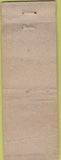 Matchbook Cover - Silver Foam Beer Battle Creek MI POOR