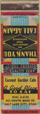 Matchbook Cover - Coconut Garden Cafe Salt Lake City UT