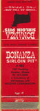 Matchbook Cover - Bonanza Sirloin Pit Decatur IL