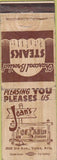 Matchbook Cover - Jean's Log Cabin Yuma AZ CREASE