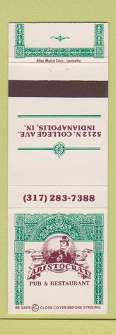 Matchbook Cover - Aristocrat Pub Restaurant Indianapolis IN
