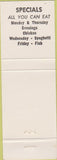 Matchbook Cover - Olympian Restaurant Mundelein IL