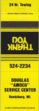 Matchbook Cover - Douglas Amoco oil gas Reedsburg WI