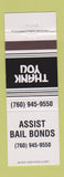 Matchbook Cover - Assist Bail Bonds