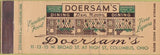Matchbook Cover - Doersam's Restaurant Columbus OH CREASES