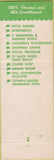 Matchbook Cover - The Wanderer Jeckll Island GA