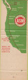 Matchbook Cover - Lasme Trucking Los Angeles CA