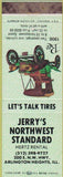 Matchbook Cover - Jerry's Standard oil gas Arlington Heights IL WEAR