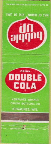 Matchbook Cover - Double Cola Kewaunee WI
