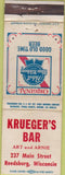 Matchbook Cover - Pabst Blue Ribbon Beer Reedsburg WI CREASE