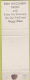 Matchbook Cover - Poor Nate's Tavern Snowmobile Races Lake Delton IA