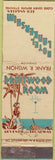Matchbook Cover - Hotel Lankershim Los Angeles CA girlie