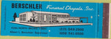 Matchbook Cover - Berschler Funeral Home